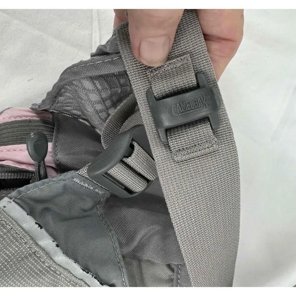 Camelbak Fanny Pack Hip‎ Pack Pink Gray Hiking Running Travel Belt Bag
